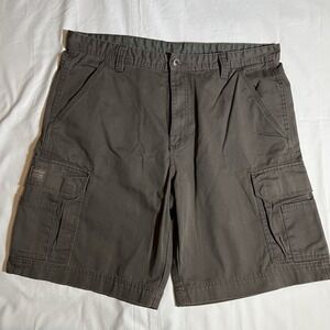 RedHead | Brown Mid-Rise 9" Inseam Cargo Shorts | Men's Size 38